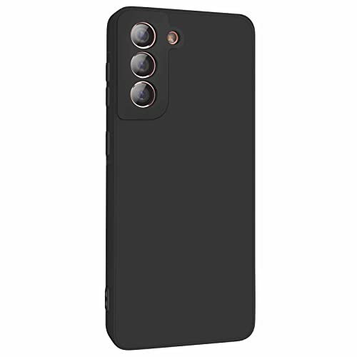 Vancle Coque Compatible pour Samsung Galaxy S21 5G 2021, Coque en Silicone avec Design Spécial Bord Droit pour Samsung S21 5G 6.2 inch 2021, Noir