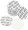 PATIKIL 25mm/0.98 Foam Lid Liner, 100 Pack PS Foam Resistant Tamper Pressure Sensitive Seal for Bottle Cap Liners Seals