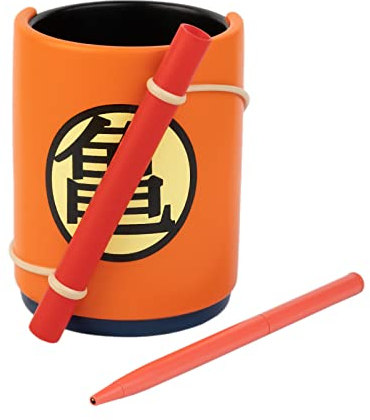 Grupo Erik Stiftehalter Dragonball Z Goku Schreibtisch Organizer - Anime Stifköcher Schreibtisch Deko - Manga Schreibtisch Zubehör Dragon Ball Fanartikel - Stifte Organizer Dragonball Merch