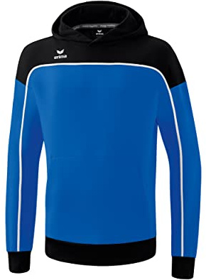 Erima Unisex Kid's „CHANGE hooded sweatshirt, new royal/black/white, 128