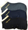 Marengos - Abschwitzdecke Royal | Pferdedecke mit Kreuzgurten, weichem Kragen, Brustschnalle & Schweifriemen | Fleecedecke mit schneller Feuchtigkeitsaufnahme | Stalldecke in Navy | 135cm