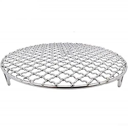 Kühlgitter zum Backen 201 Edelstahl, runder Draht, ofenfest, Gitter, Drahtregale zum Kochen und Backen, für Blechpfanne, ofen- und spülmaschinenfest, 180 mm