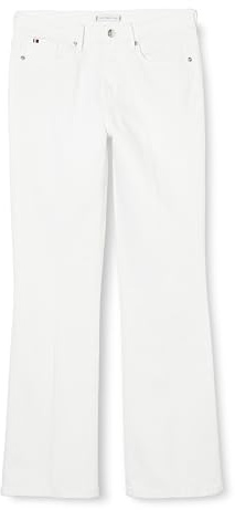 Tommy Hilfiger Damen Jeans Bootcut, Weiß (Th Optic White), 33W/32L