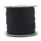 UR URLIFEHALL Fil en nylon tressé noir de 50 m - 2 mm - Cordon torsadé pour décoration d'intérieur, bricolage, fabrication de bijoux, URNWIR-CJ0001-01B