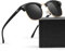 Glapeame Polarisierte-Sonnenbrille-Herren-Halbrahmen-Sonnenbrillen-Damen-Sunglasses-Men-Women-Sonnenbrille-Schwarz-UV400 Schutz-Retro-für Outdoor-Camping-Reise,3