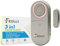 FRIDGGI 3in1 – Garage/Pool/Freezer Door Alarm with Delay 0/5/10/30/60 Seconds, 2/5 Minutes, Close Door Reminder, 80 to 120 dB, Time Delay Door Chime When Left Open, Prevent Doors Ajar (Grey)