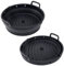 Molde de Silicona para Freidora de Aire XXL de 22 cm. Bandeja para Airfryer Cosori 5,5L y 6,4L / Cecotec 5,5L y 6L
