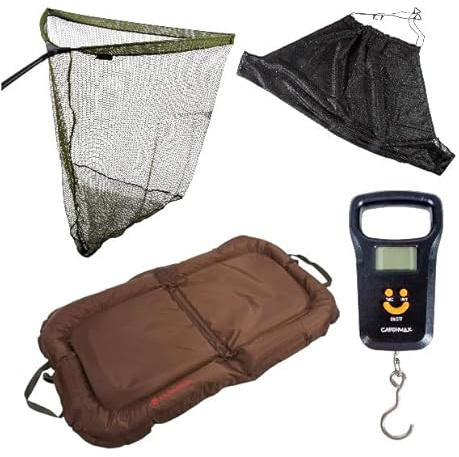 Ultimate Ensemble D'épuisage Carp Landing & Weigh Set - Tapis De Reception