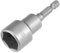 Fixinus 17mm Magnetische Steckschlüsseleinsatz, 1/4 Zoll Hex Steckschlüsseleinsätze für Bohrmaschinen, Nuss-Schraubendreher und Schlag-Stecknuss-Adapter, 1 Stück