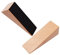 ANMOO 2 Pcs Wooden Door Stop Non-Slip Door Wedges Solid Beech Wood Block Doorstops for Bottom of Door On Tile, Concrete, Carpet, Wooden Floor (Fit 5 to 25mm)