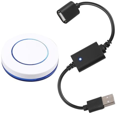 USB-Fernbedienung Schalter 5V, USB Schalter Drahtloser Fernbedienung, Powerbank Drahtlose Fernbedienung Kabel mit Netzteil, für Kleine Nachtlicht Fan LED-Lichtstreifen