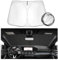 SHAOHAO Compatible con Mercedes GLE W167 2020-2025 / Mercedes GLS X167 2020-2025 Parasol Plegable Protección UV y Calor Parasol Parabrisas Mercedes W167 Accesorios