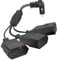 Cable alargador plano, enchufe europeo 3 en 1, alargador de 50 cm, cable de alimentación plano de 250 V, cable de extensión plano para TV, PC, monitor, color negro