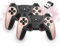 XIXIMENG 2 Pack Controller wireless USB per Multiplayer, Controller di gioco a doppio shock per Linux/Android/Phone/Windows PC/TV Box, Gamepad Joystick Plug & Play con Joystick a effetto Hall (Rosa)