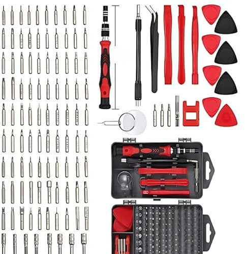 122-in-1 Magnetic Precision Screwdriver Set | Pro Tech Repair Toolkit for Electronics, Ring Doorbell, PC, Laptop, iPhone, MacBook, PS5 – All-in-One Trainer Toolkit