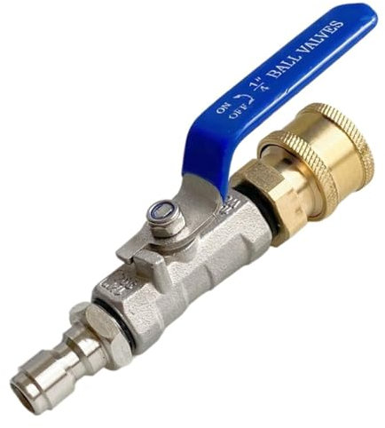 1Pcs High Pressure Washer Switch On/Off Ball Valve with 1/4 Quick Plug & Hitch Car Wash Accessories