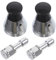 CIYODO 2Sets Pressure Cooker Valve Parts Safety Relief Valves Exhaust Rods for Enhanced Cooking Speed Pressure Cooker Regulator Weight for Compatibility