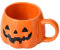 Eyccier Taza de Halloween 13.5 oz Taza de Calabaza de cerámica, Feliz patrón de Halloween Café de Calabaza Café de Naranja para decoración de Regalos..