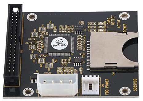 ZASCHMOY SD-to-IDE-Speicherkartenadapter für die Nahtlose Festplatte um Konvertierung 40Pin Männlich mit SD/SDHC/SDXC/MMC-Kompatibilität für PC-Anwendungen mit Niedrigem Nutzen