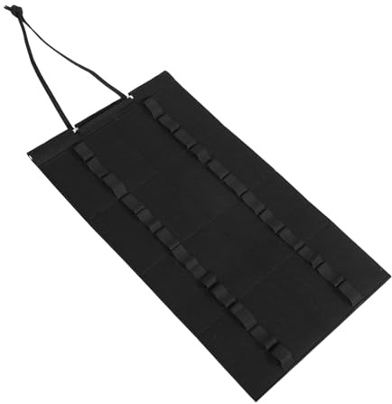 Schwarzer Faltbarer Filz Drumstick Halter für Musiker | Trommelstock Display, Geräusche und Vibrationen, Tragbares Design