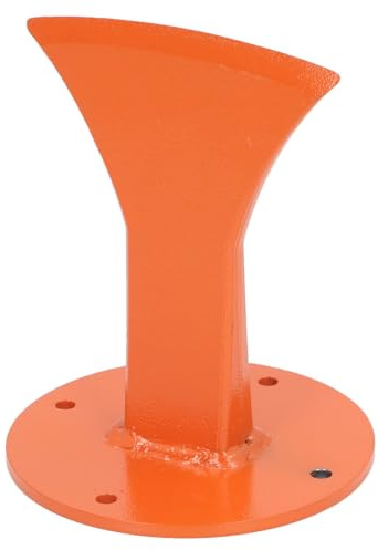 Yechiry Holzspalter, Manueller Holzspalter aus Geschmiedetem Stahl mit Sicherer Stumpfbefestigung für Kamine, Öfen, Pizzaöfen und Lagerfeuer (ORANGE)