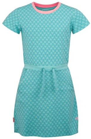 Trollkids Girls Noresund Dress 134, Aqua Haze