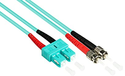 Patchkabel LWL Duplex OM3 (Multimode, 50/125) ST/SC, 1m, Good Connections®