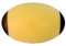SPORT SIDE Sportside – Rugbyball – Ballspiel – Rugbyball – Erholung – Training – Sportzubehör – 046518 – Farbe zufällig – Schaumstoff – 30 cm – Sportartikel