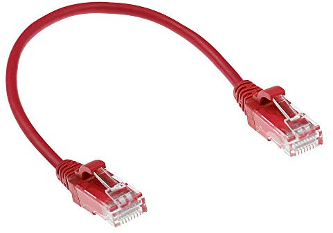 0.3M CAT.6 UTP PATCH CABLE - RED