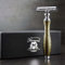 haryali London Hand montiert doubale Edge Antik Golden Strukturierte Rasierhobel tolle Geschenkidee