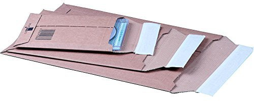 karton-billiger Versandtaschen aus Karton (Wellpappe) A4+ - 100Stück