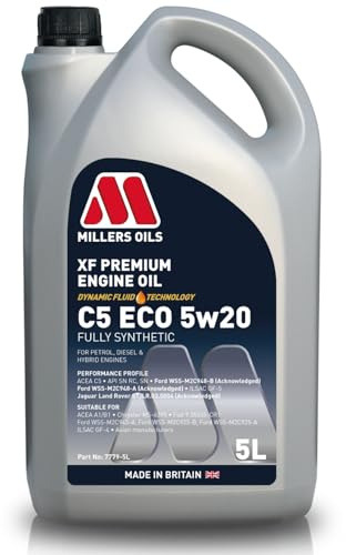 Millers Oils XF Premium C5 ECO 5w20 Fully Synthetic Engine Oil, 5 litres