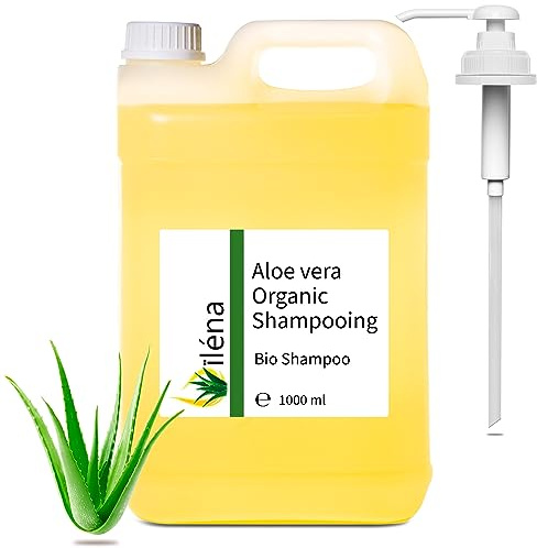 Biologisches Anti-Haarausfall Shampoo mit Aloe Vera, Arganöl, Keratin und Pflanzen-Ceramiden, Vegane Formel Ohne Sulfate, Geeignet für Alle Haartypen, 1000 ml