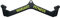 MARSAFIT Home Gym Fitness Rowing T-bar V-bar Pulley Cable Machine Attachments Bicep Curl Tricep Lat pulldown Bar Back Strength Training Handle Grips Lat Pull Down Bar Press Down Exercises (Length 19)