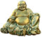 Lachende Buddha Statue für Wohnkultur - Gold Antik Stil Buddah Statut - Glückliche Buddha Statuen für Reichtum, Fülle - Lächelnde, sitzende Buddha-Skulptur - Großer Bauch Golden Buddha Statue