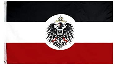 stormflag Drapeau de la colonisation allemande (90 cm x 150 cm) - Pongee en polyester 90 g - Avec œillets et double aiguille.