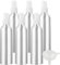 ZEOABSY Pack of 6 Empty 250ml Silver Aluminium Spray Bottle Refillable Aluminum Bottles with White Fine Mist Sprayer Metal Spray Bottles for Perfume Hair Garden Travel, Funnel