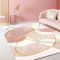 RUGMRZ Tapis Chambre Fille Antidérapant pour Golden Rose Beige Moderne Minimaliste Abstrait Graphique Garcon Adolescent 80X160cm