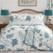 Dreams & Drapes Design - Samira - Reversible Duvet Cover Set - Single Bed Size in Teal