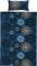 Erwin Müller Bettwäsche Mako-Satin Mandala dunkelblau Größe 40x80 cm / 155x220 cm - feinfädig, temperaturausgleichend, atmungsaktiv, 100% Baumwolle, mit Reißverschluss