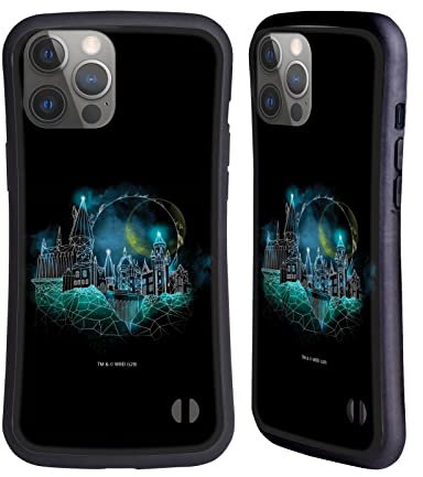 Head Case Designs Officially Licensed Harry Potter Hogwarts Deathly Hallows XVIII Hybrid Case Compatible With Apple iPhone 14 Pro Max