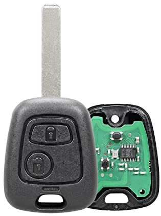 433MHZ 2 Buttons 107 key fob Toyota Aygo Key with ID46 chip For Citroen C1 C2 C3 C4 C5 Berlingo Xsara Picasso Key Peugeot 107 1007 207 407 206 306 406 806 Key VA2 Blade