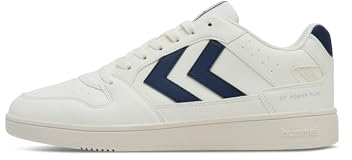 HUMMEL Unisex St. Power Play Cl Sneaker, White Navy, 44 EU