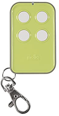 Mando a Distancia garajes para Motores Motic, Frecuencia 433 MHz, Codigo Unico, 4 Botones, para Puertas de Garaje cochera parking compatible con cuadro Q50 / Q35 motor MOTIC - TX5G