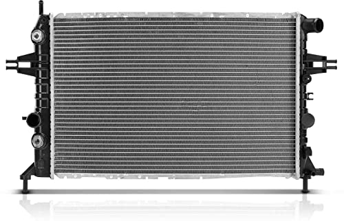 Frankberg Radiateur Refroidissement du Moteur Compatible avec Astra G F67 T98 F08 F48 F07 F70 1.4L-2.2L Essence 1998-2005 Zafira A F75 T98 1.6L-2.2L Essence 1999-2005 Remplacer# 1300210