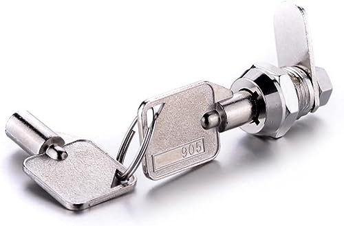 Serratura di sicurezza per cassetta postale, serra 12 mm in lega di zinco tubolare con serratura a camma for porta dell'armadio cassetta postale scrivania cassetto armadio armadietto con chiavi, 2 pez
