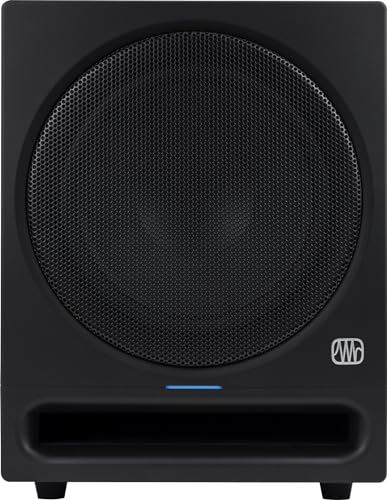 PreSonus Eris Pro Sub 10 — Subwoofer da studio attivo da 10 pollici a diffusione frontale, con footswitch incluso
