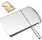mumisuto Cortadores de Queso,Guillotina Queso de Acero Inoxidable con Escala de Tamaño Preciso,Rebanador de Queso,Hogar Cortador Mantequilla Jamón Queso,Accesorios Cocina,Cheese Slicer