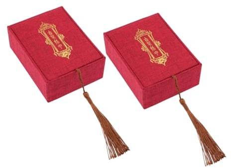 TOYANDONA 2stücke Farbige Stoff-guzheng Nagelboxen Mit Tasel Handliche Aufbewahrung Für Pipa Nägel Bestickt Und Dekorativ Für Musiker Und Instrumentenliebhaber