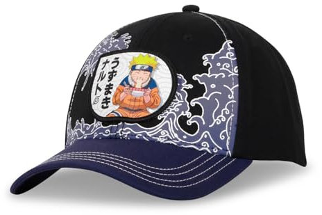 FREEGUN Naruto Baseballkappe für Kinder, Naruto Uzumaki, Original, Anime Manga, Ram, One Size